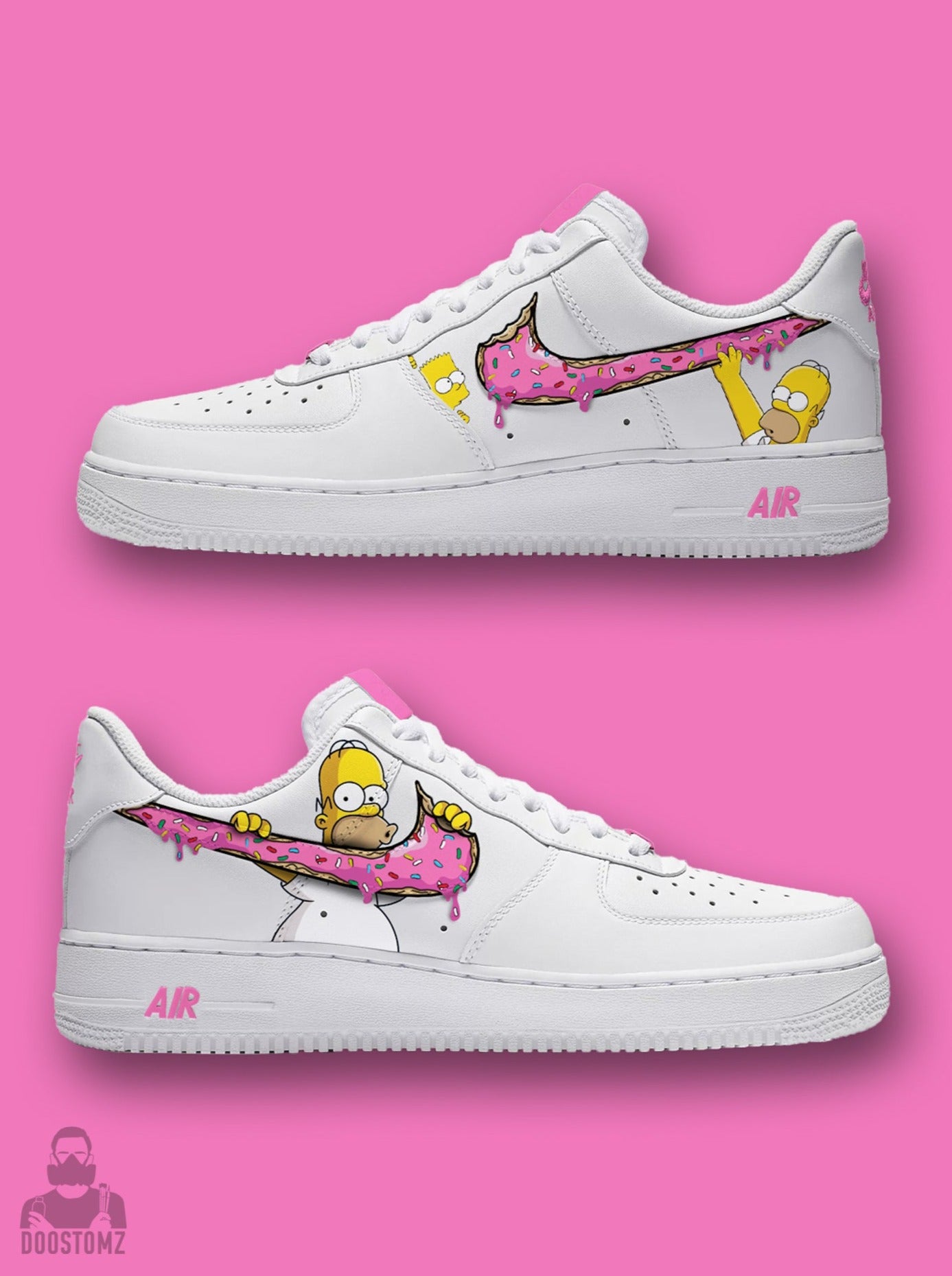 Air Force 1 The Simpsons Custom