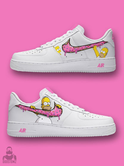 Air Force 1 The Simpsons Custom