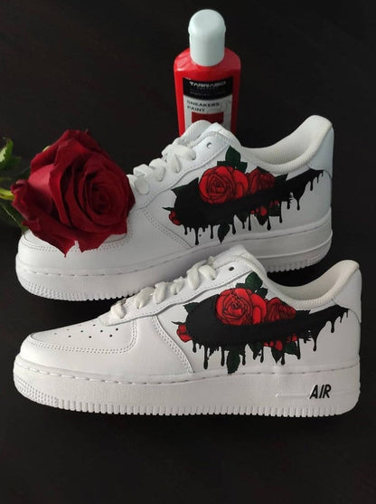 Air Force 1 Drips N' Roses Custom