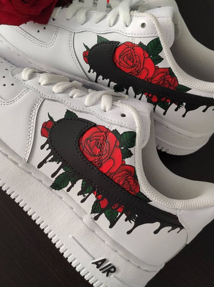 Air Force 1 Drips N' Roses Custom