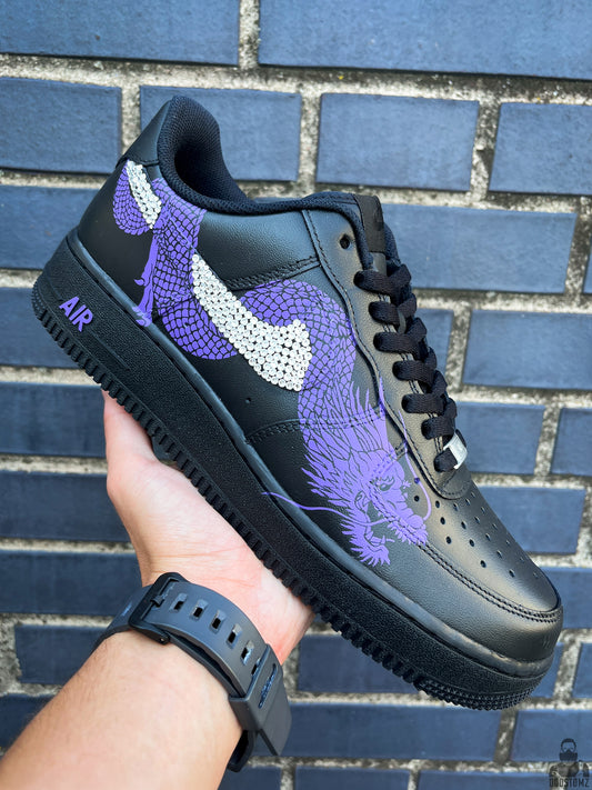 Nike Air Force 1 Dragon & Crystals Custom