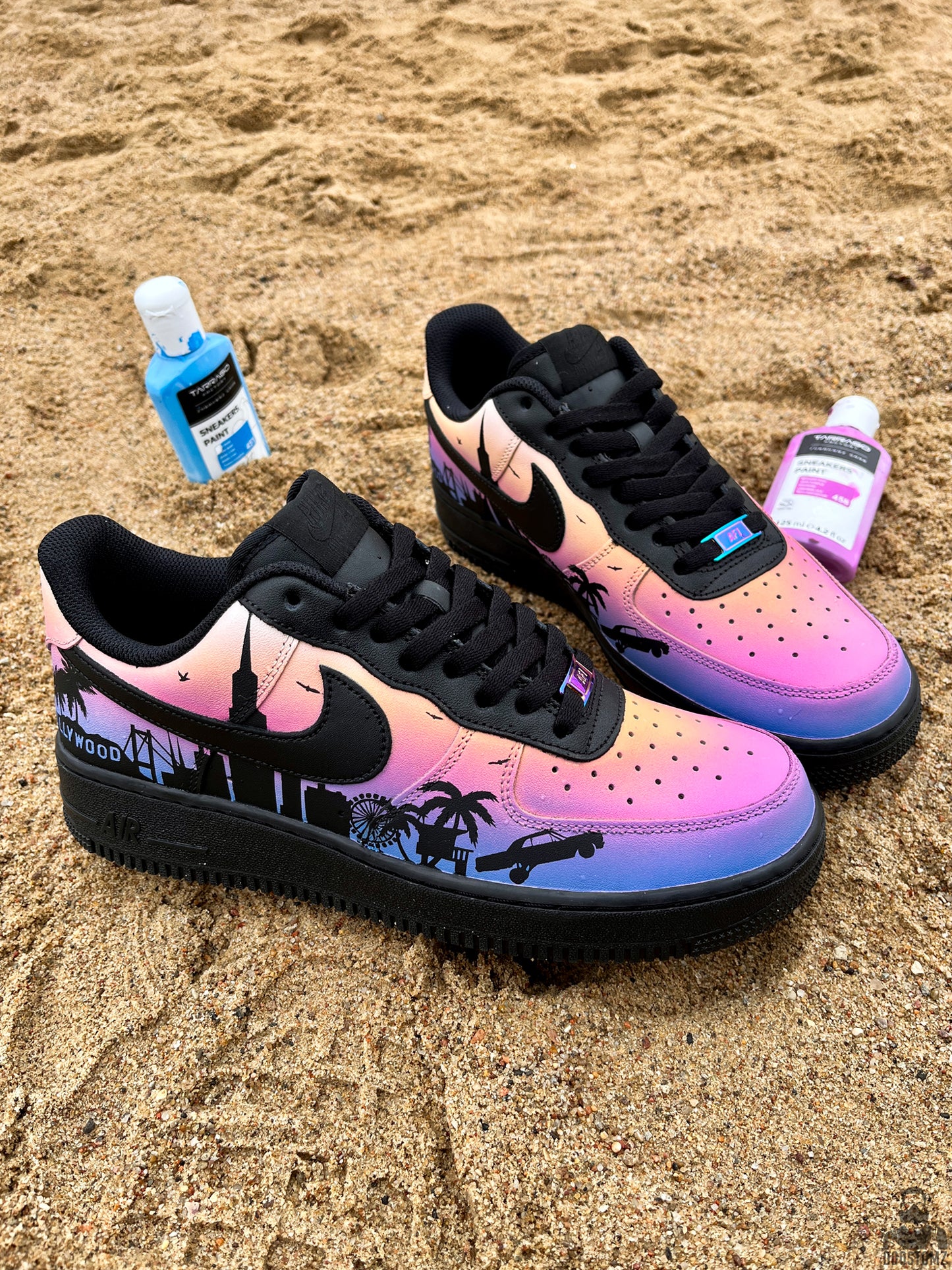Nike Air Force 1 California Love Custom Sneakers
