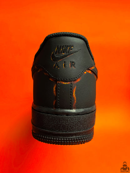 Nike Air Force 1 Lava Custom