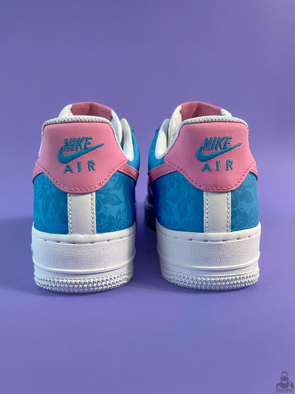 Custom Nike Air Force 1 Lilo & Stitch sneakers back view