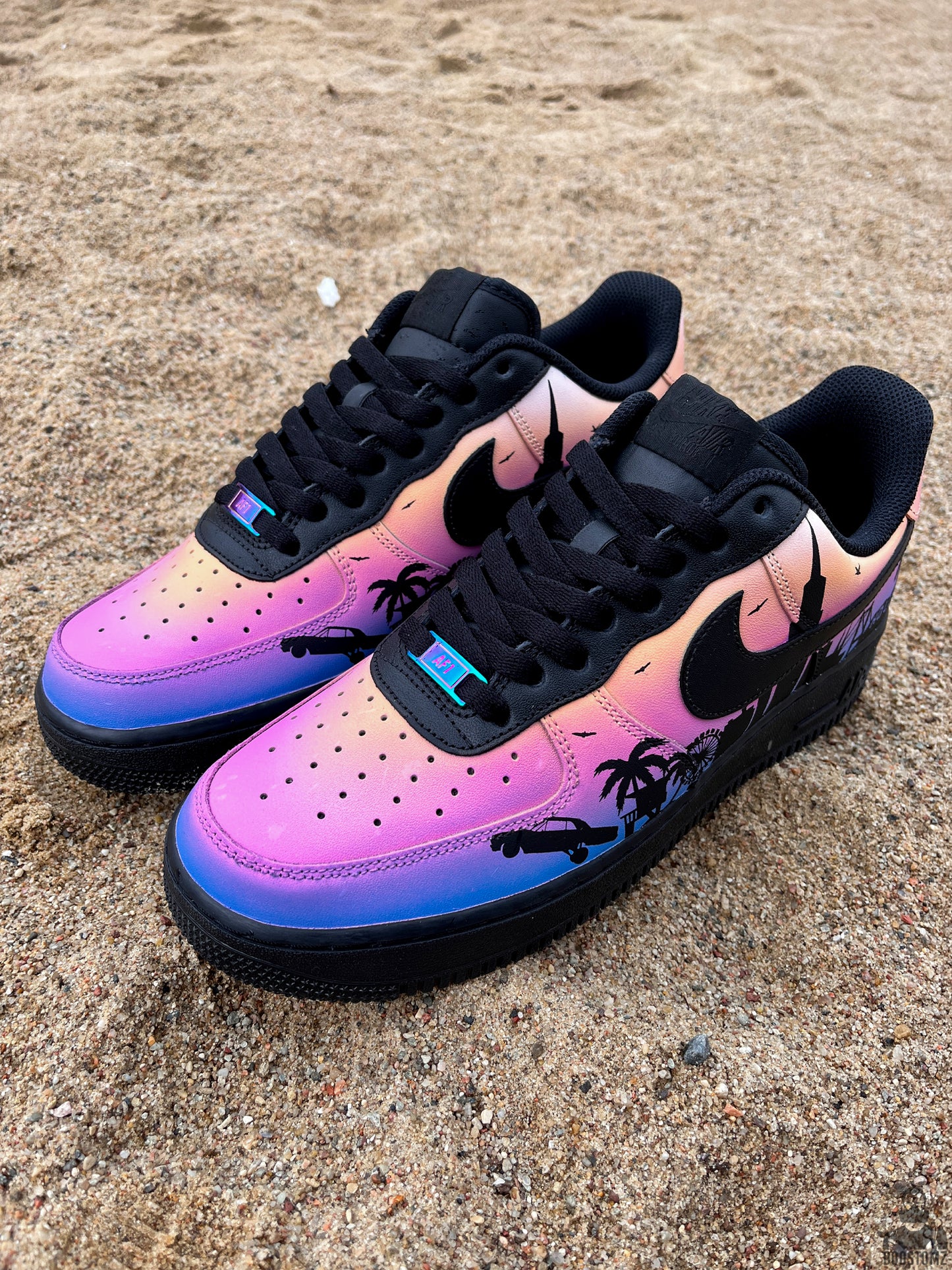 Nike Air Force 1 California Love Custom Sneakers