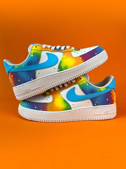 Air Force 1 Colors Splash Custom