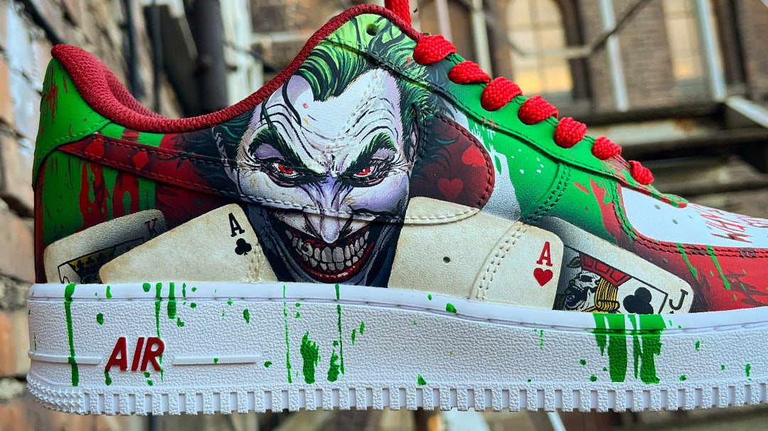 Nike Air Force 1 Joker Custom Sneakers Hand Painted by Doostomz