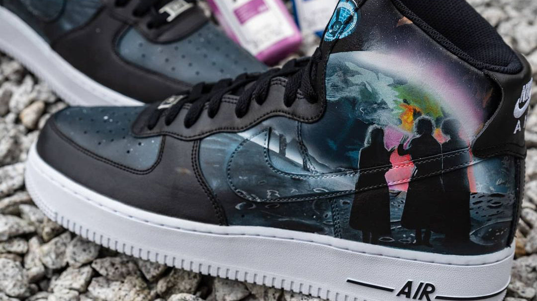 Nike Air Force 1 Lil Uzi Vert Custom Sneakers Hand Painted by Doostomz