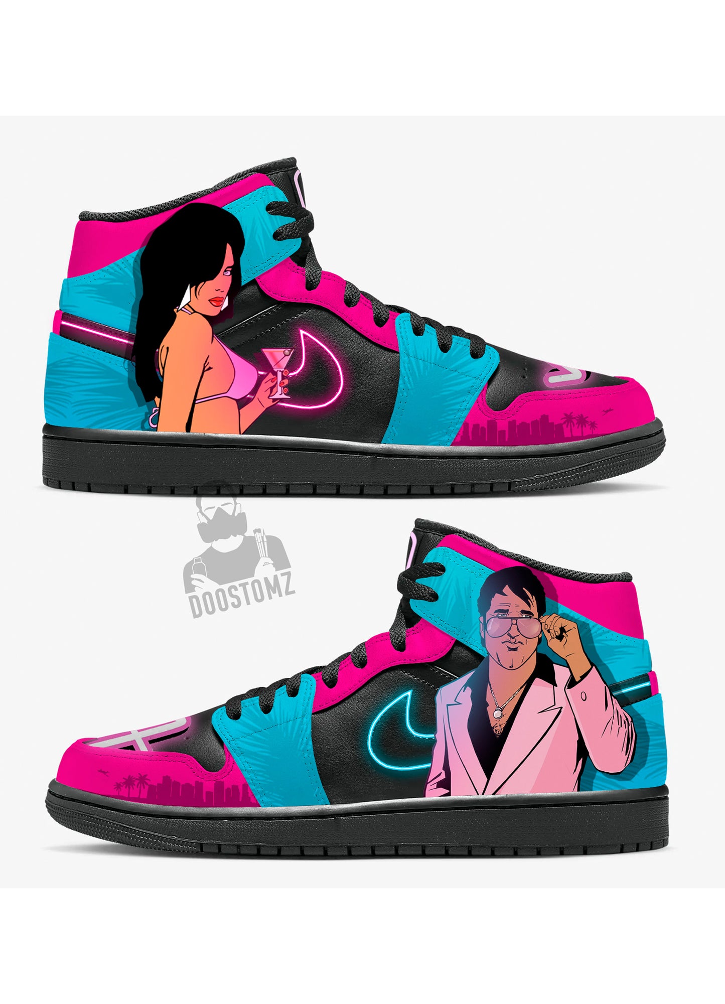 Air Jordan 1 Vice City Custom